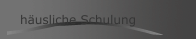 häusliche Schulung